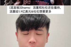 据报道活塞与杰伦·杜伦续约谈判僵持，报价5年1.9亿美元仍被拒